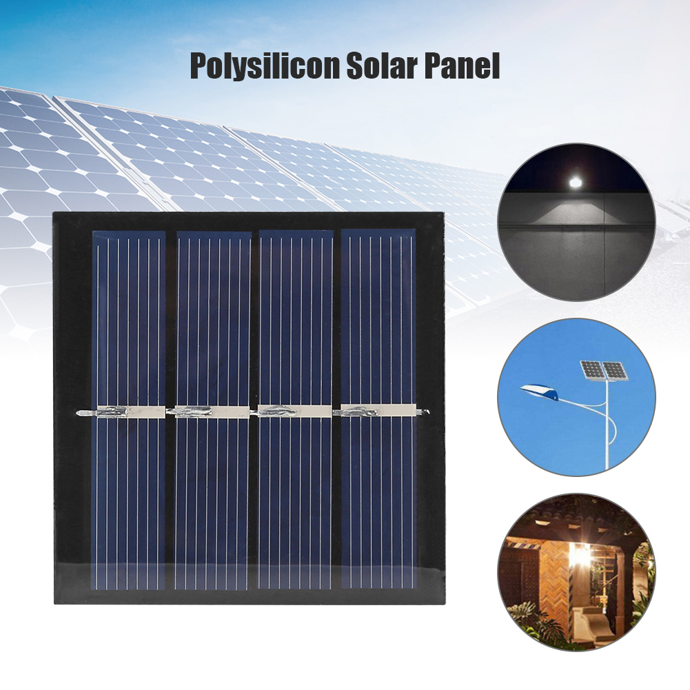 thumbnail image 4 of Panel solar de 045 W y 2 V con cables de 10 cm para cargador de teléfono con batería DIY 1 unidad, 4 of 8