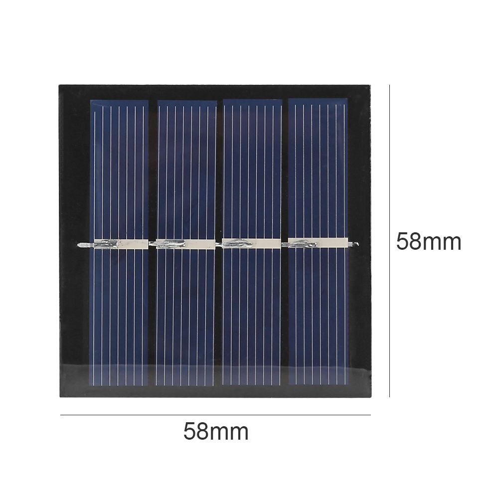 thumbnail image 2 of Panel solar de 045 W y 2 V con cables de 10 cm para cargador de teléfono con batería DIY 1 unidad, 2 of 8