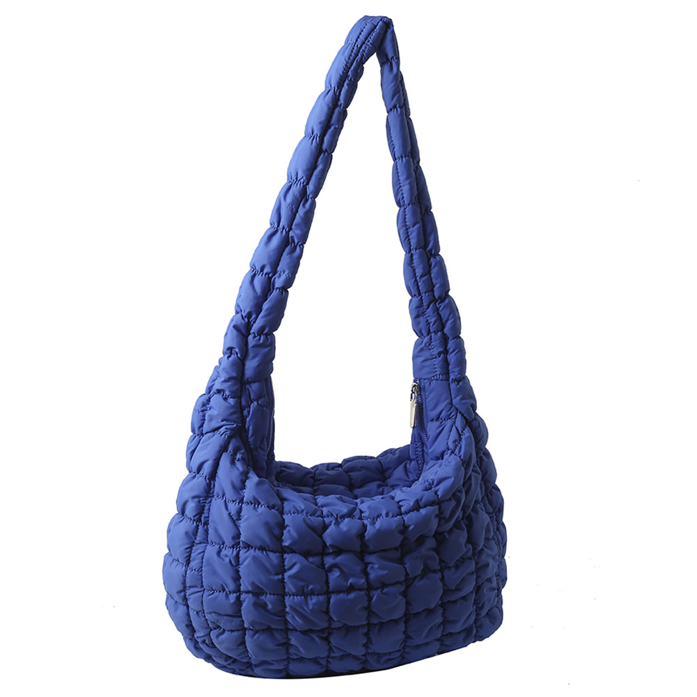 thumbnail image 2 of Bolso cruzado a cuadros bordado de bolso de algodón de gran capacidad informal de moda grande, 2 of 2