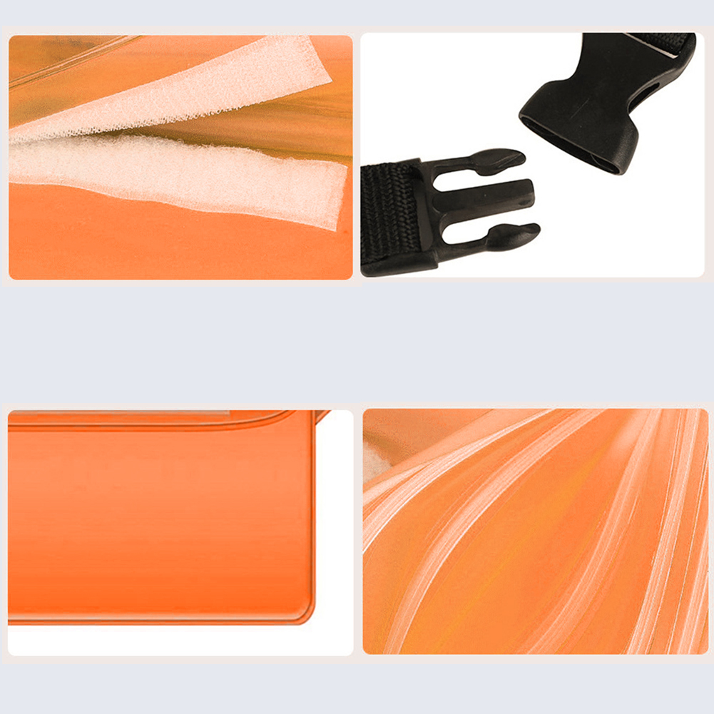 thumbnail image 4 of Riñonera Bolsa impermeable con correa ajustable PVC Dry Fanny Pack Naranja, 4 of 4