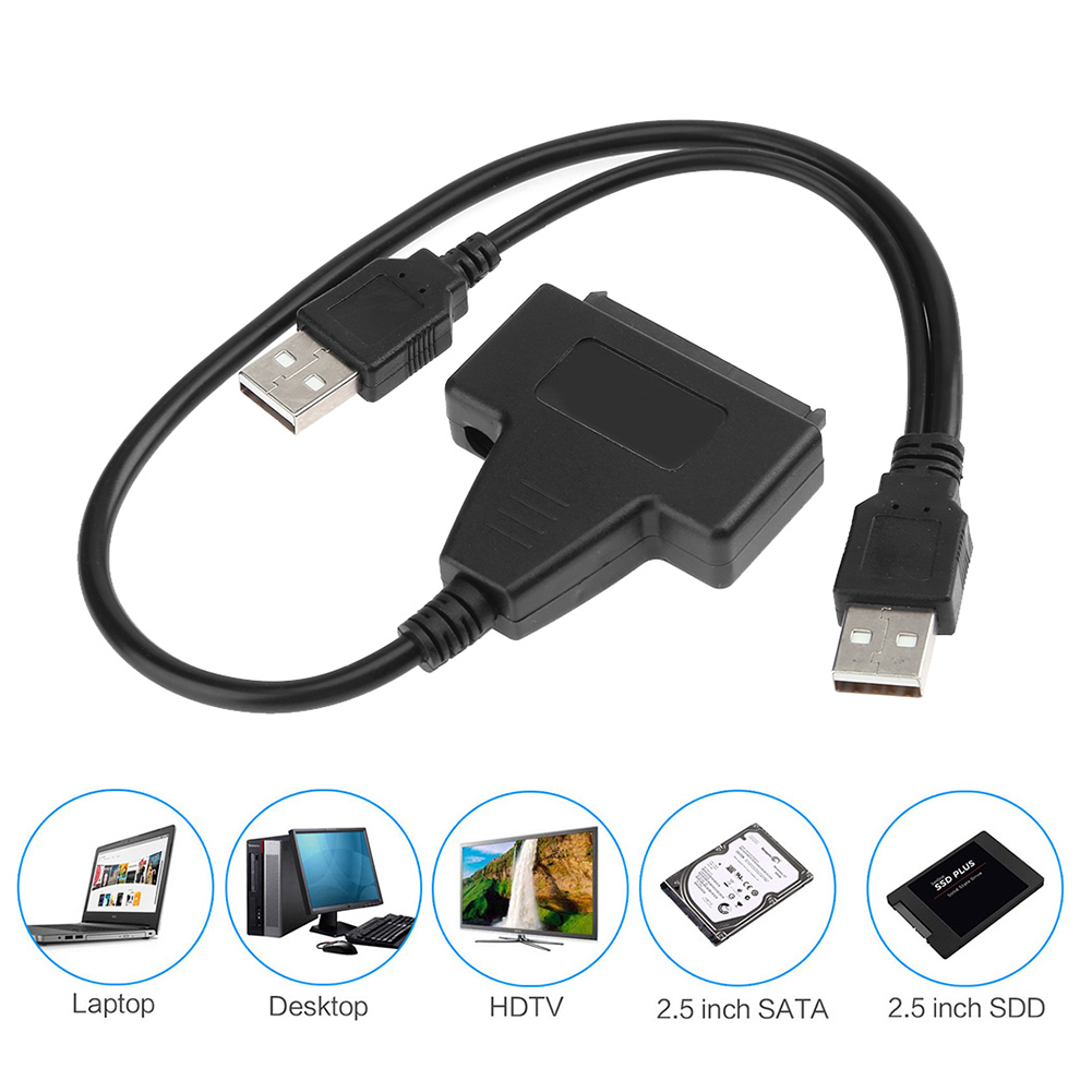 thumbnail image 4 of Cable convertidor Sata USB 2.0 a adaptador para SSD 25 pulgadas, 4 of 9