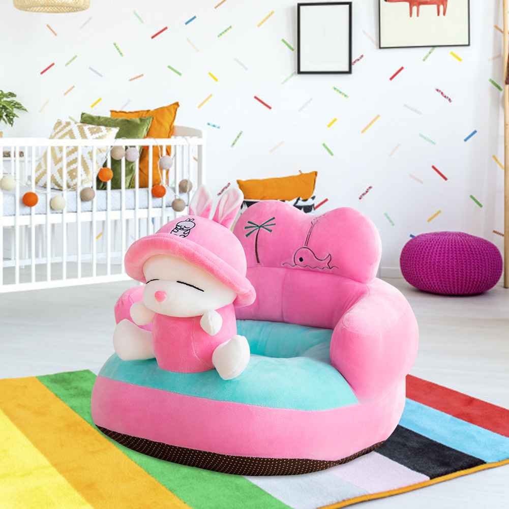 thumbnail image 4 of Funda para taburete infantil de dibujos animados funda para silla infantil de terciopelo de cristal suave Unisex sin relleno, 4 of 9