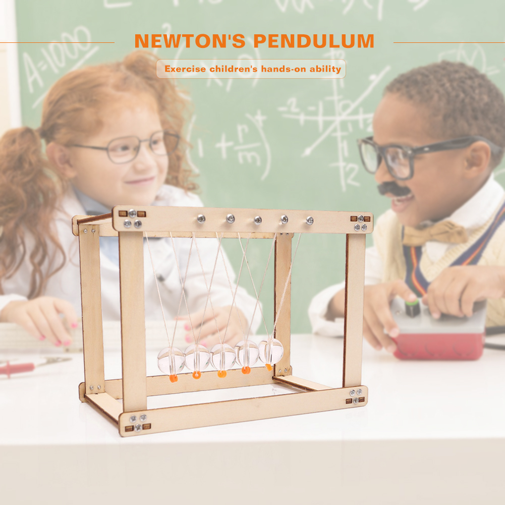 Máquina De Movimiento Perpetuo Columpio – Decoración De Metal Galvanizado Con Base Para Pilas AA, Educativa