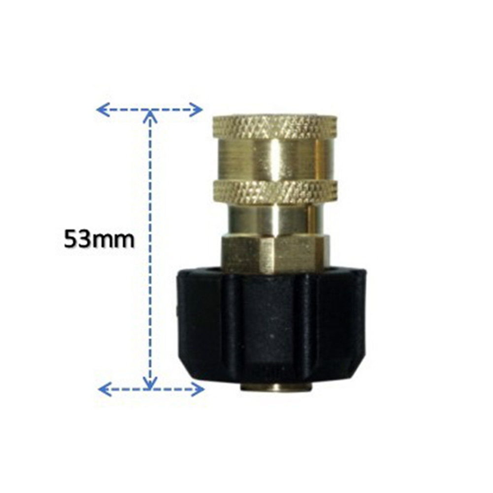 thumbnail image 2 of Adaptador de lavadora a presión de conexión rápida de 1/4 3/8 pulgadas a M22 14 15 mm, 2 of 7