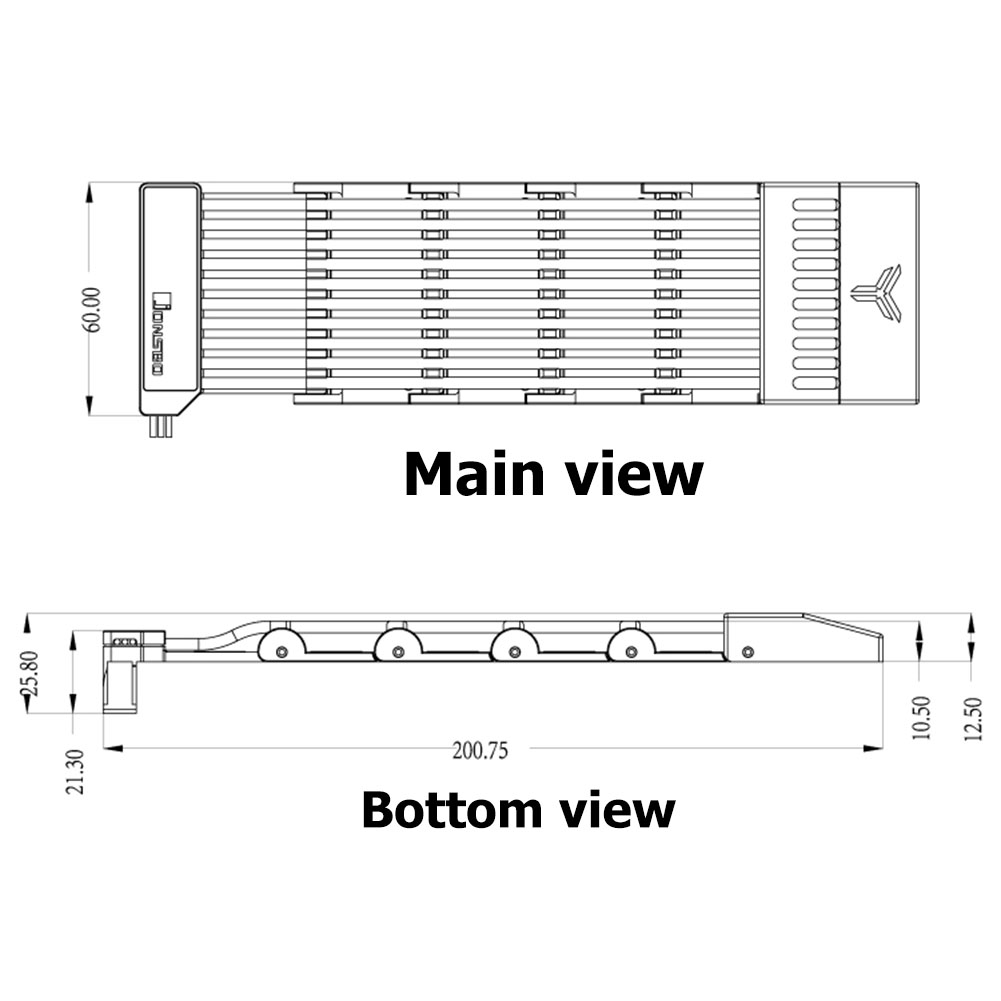 thumbnail image 2 of JONSBO DY-1 Cable ARGB de 24 pines Cable de control manual Streamer 5V ARGB AURA SYNC Cable, 2 of 9