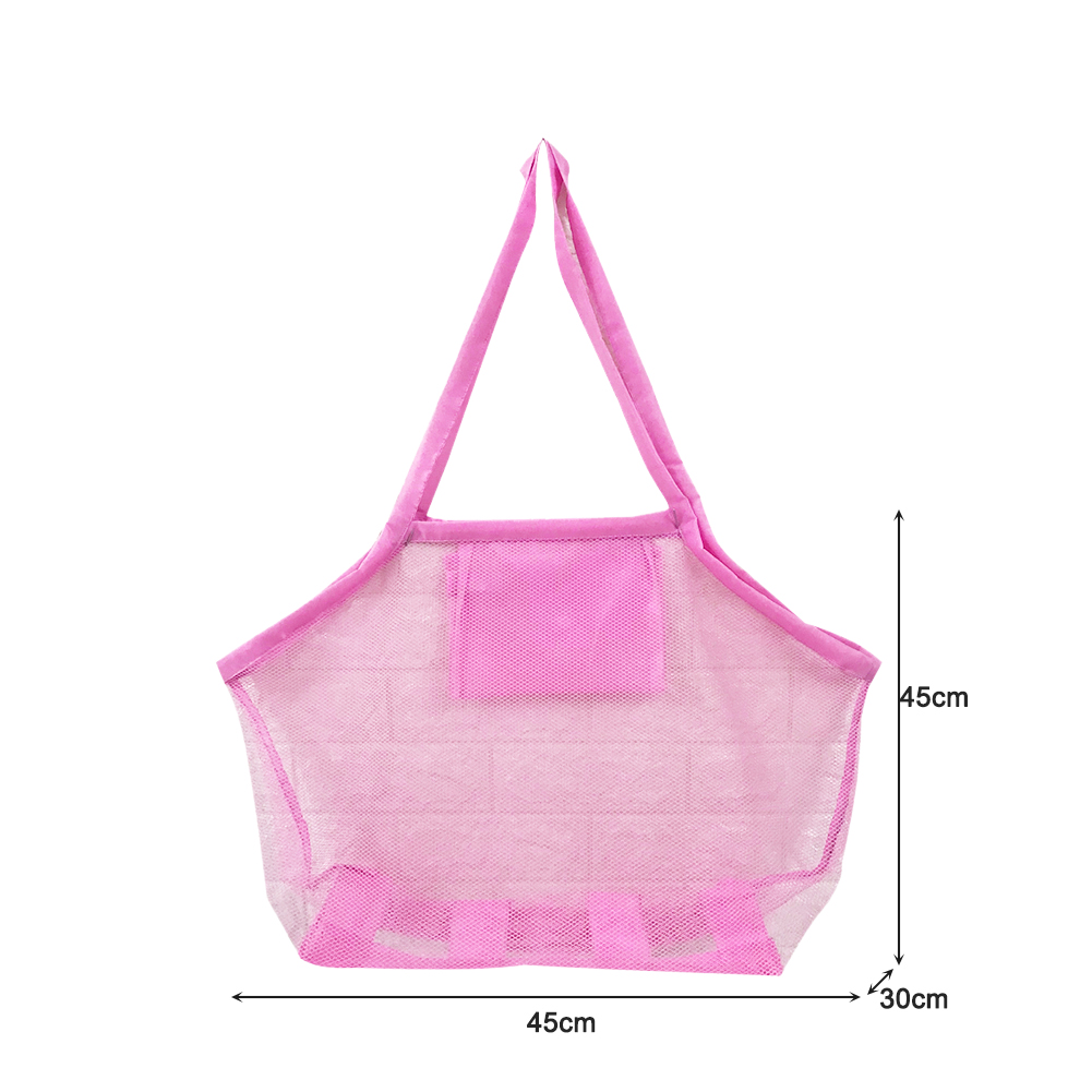 thumbnail image 2 of Bolsa de playa para nadar al aire libre Seashell Bolsa de almacenamiento de artículos diversos para adultos Bolsa de malla Shell Tote, 2 of 7
