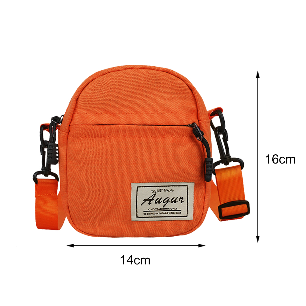 thumbnail image 2 of Bolso de mujer moda lona Patchwork bandolera Casual Mini bolsos naranja, 2 of 5