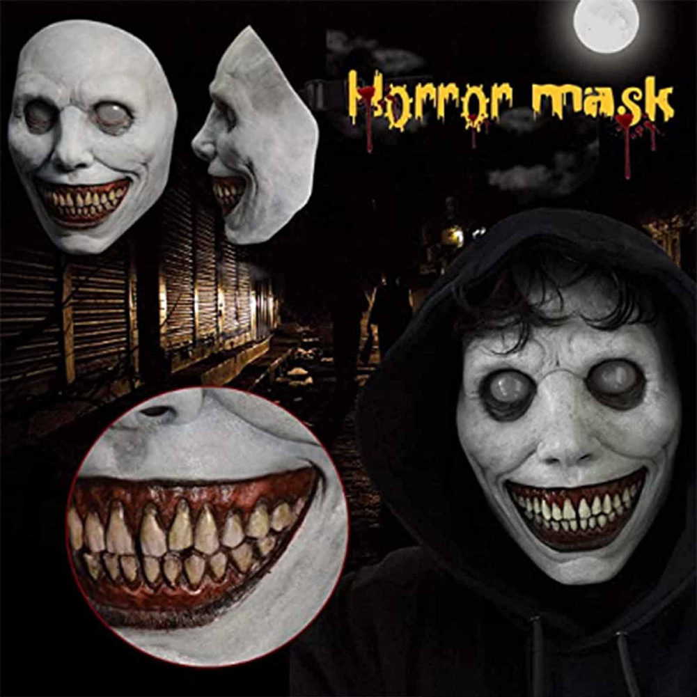 thumbnail image 3 of Demonios sonrientes Evil Spreepy Halloween Mascarilla de miedo Suministros de fiesta de los accesorios de cosplay, 3 of 6