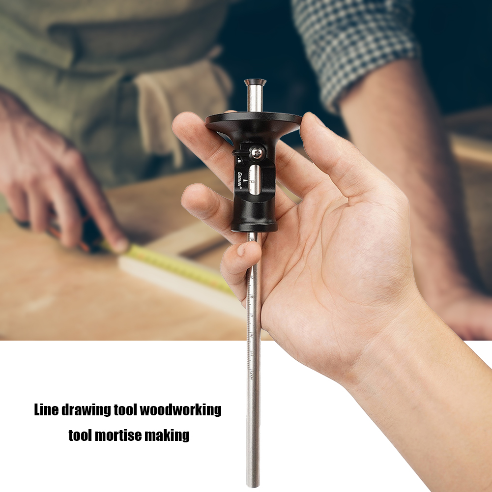 thumbnail image 4 of Calibrador paralelo ajustable Carpenter Línea paralela Scriber con escala, 4 of 8