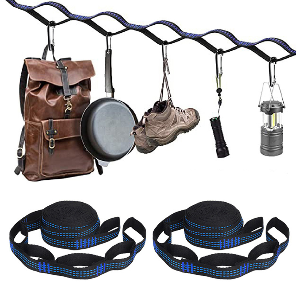 thumbnail image 3 of Correas para árbol de hamaca correas de poliéster resistentes accesorios para hamaca de Camping 2 uds., 3 of 8