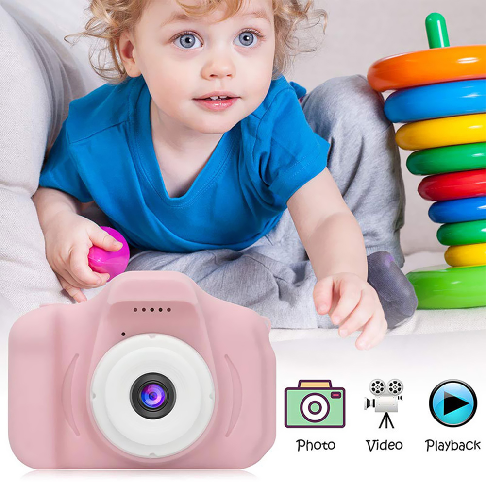 thumbnail image 3 of Cámara Digital HD para niños cámara de vídeo con foto bonita de 2 pulgadas regalo de cumpleaños para niños y bebés, 3 of 9