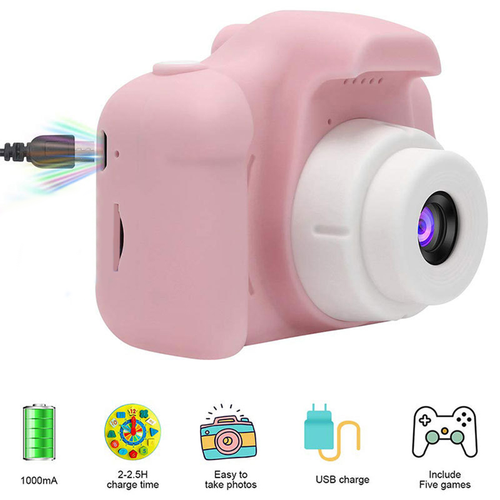 thumbnail image 5 of Cámara Digital HD para niños cámara de vídeo con foto bonita de 2 pulgadas regalo de cumpleaños para niños y bebés, 5 of 9