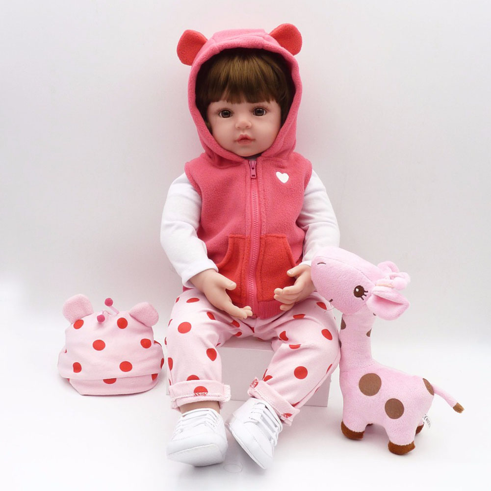thumbnail image 3 of Simulación de silicona suave Reborn Doll Girl Playmate Toy Newborn Baby Kids Gifts, 3 of 8
