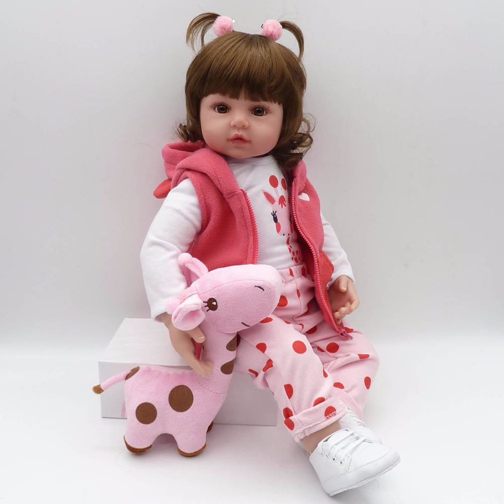 thumbnail image 4 of Simulación de silicona suave Reborn Doll Girl Playmate Toy Newborn Baby Kids Gifts, 4 of 8