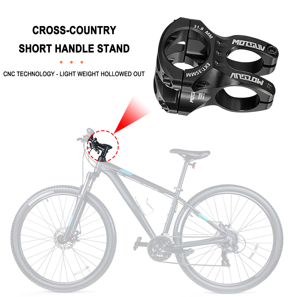 thumbnail image 4 of Stem de Bicicleta FLhrweasw 31,8mm MTB 35mm Ultraligero Accesorios de Alta Resistencia, 4 of 9