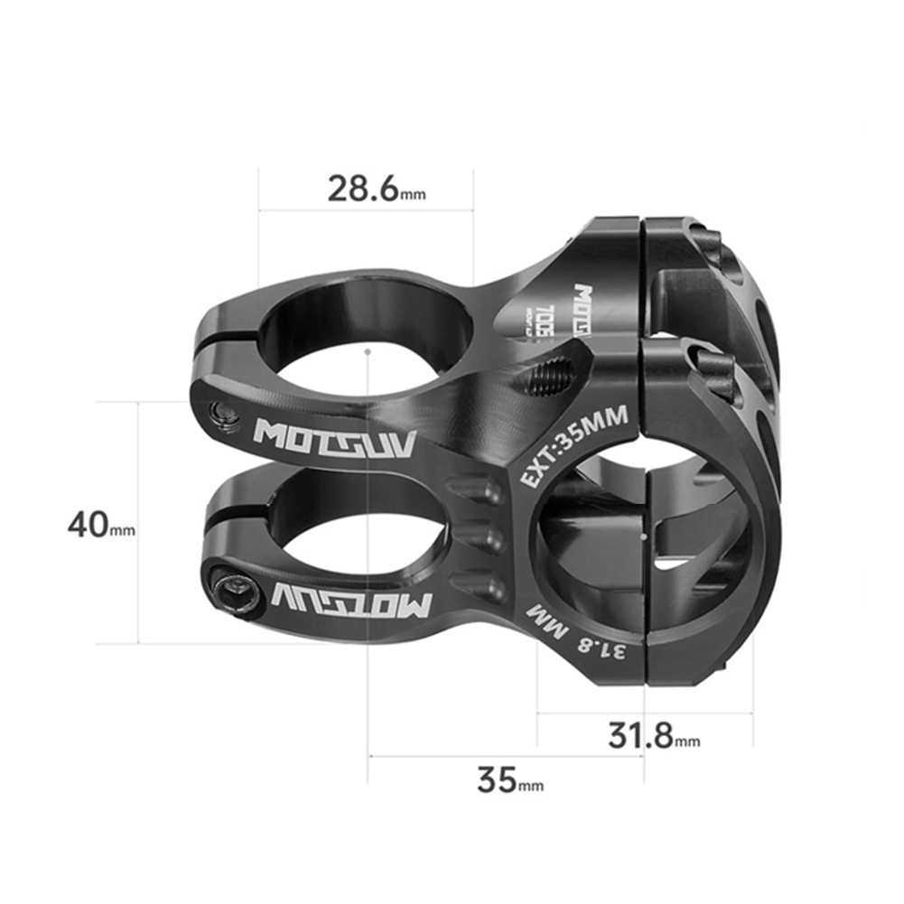 thumbnail image 2 of Stem de Bicicleta FLhrweasw 31,8mm MTB 35mm Ultraligero Accesorios de Alta Resistencia, 2 of 9