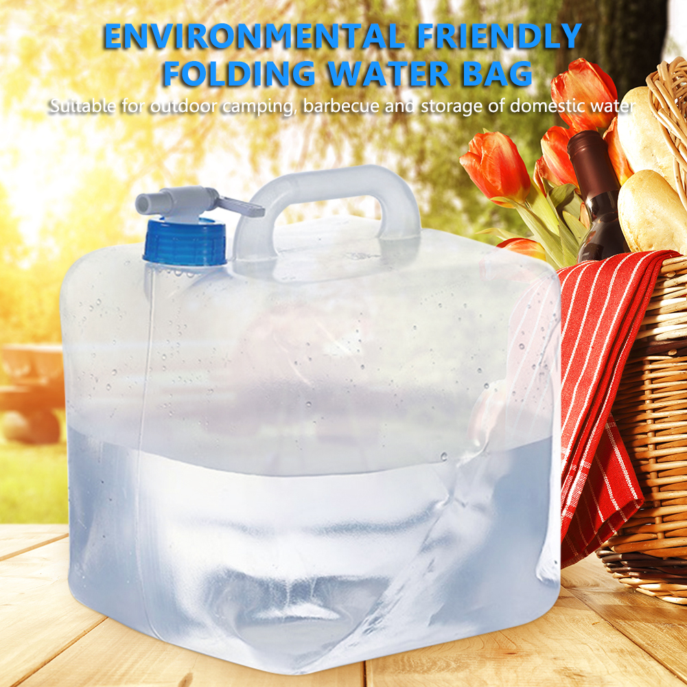 thumbnail image 4 of Contenedor plegable para almacenamiento de agua al aire libre senderismo pesca cubo de agua plegable, 4 of 7