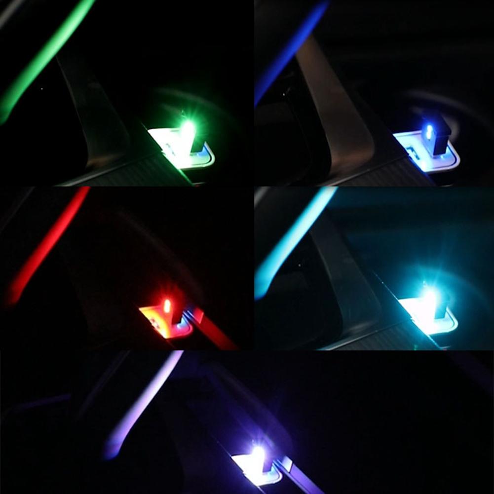 thumbnail image 4 of USB Ambient Car Night Lights Auto Interior RGB LED 8 colores lámpara, 4 of 6
